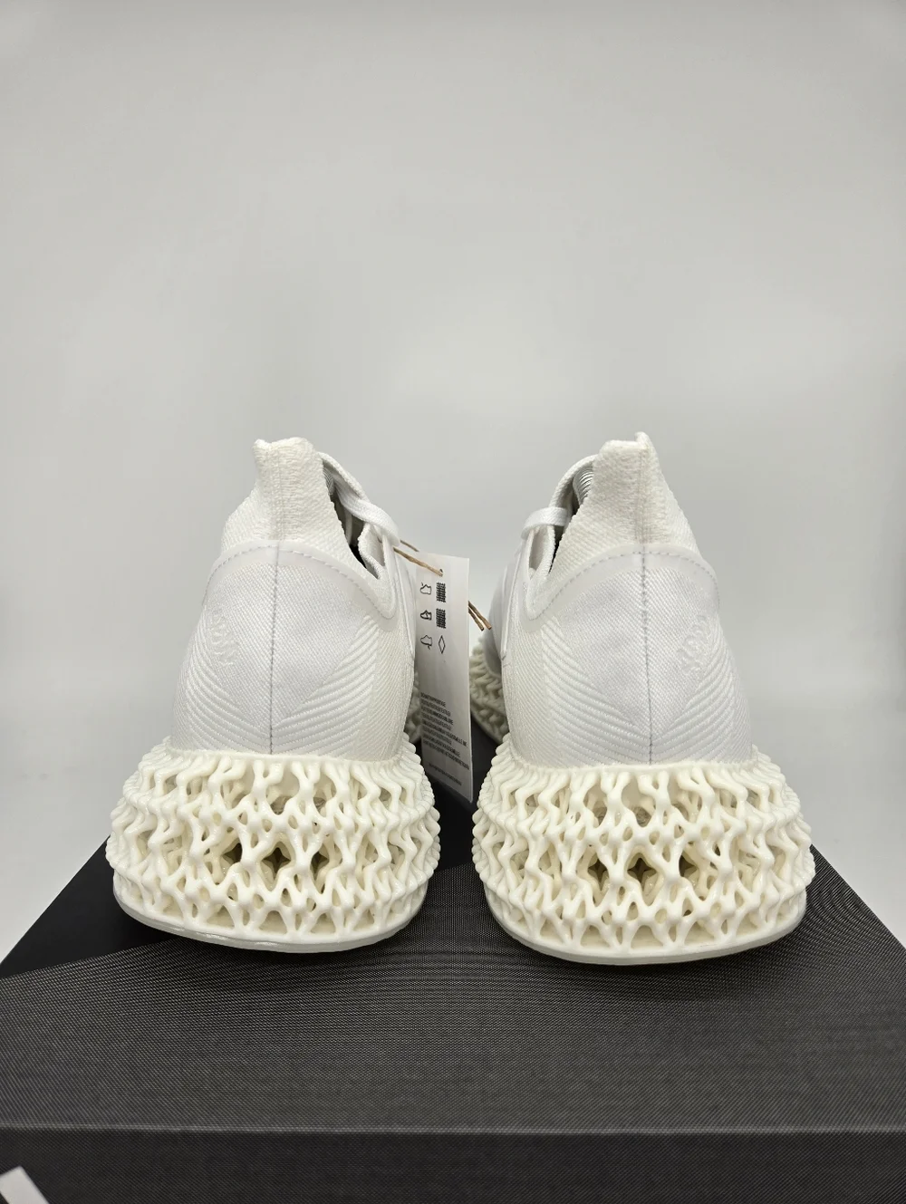 Adidas Women's 4DFWD 4 Triple White Running Shoes Size 7.5 New - Picture 4 of 8